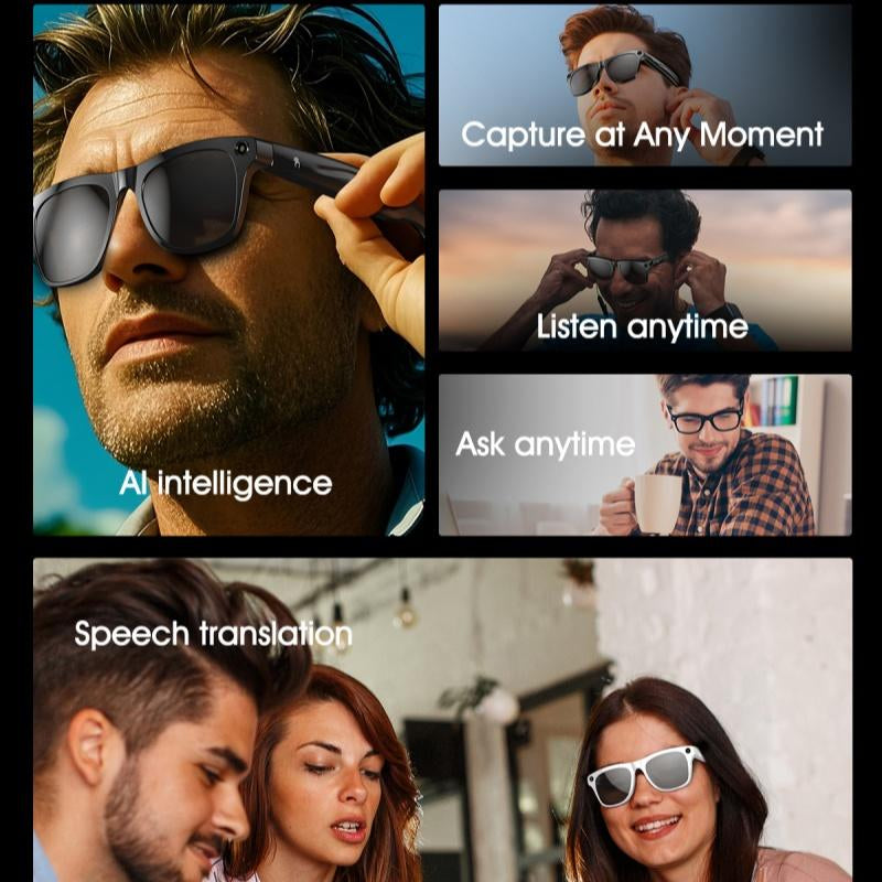 HYUNDAI XK ONE Pro Intelligent Camera and Video Glasses, Built-In High-Definition Camera and more